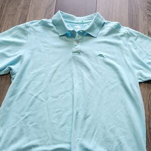 Tommy Bahama Polo Shirt in Aqua Blue